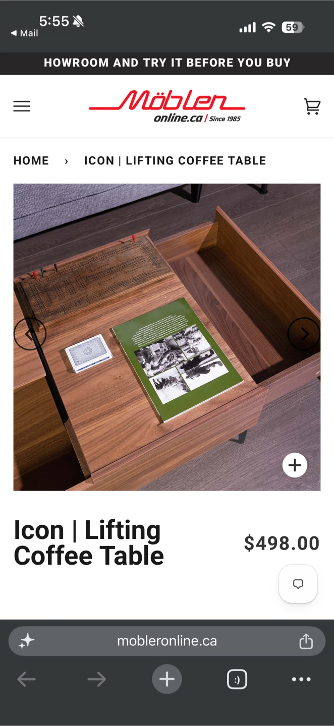 Mobler Icon Lifting Coffee Table - photo 4
