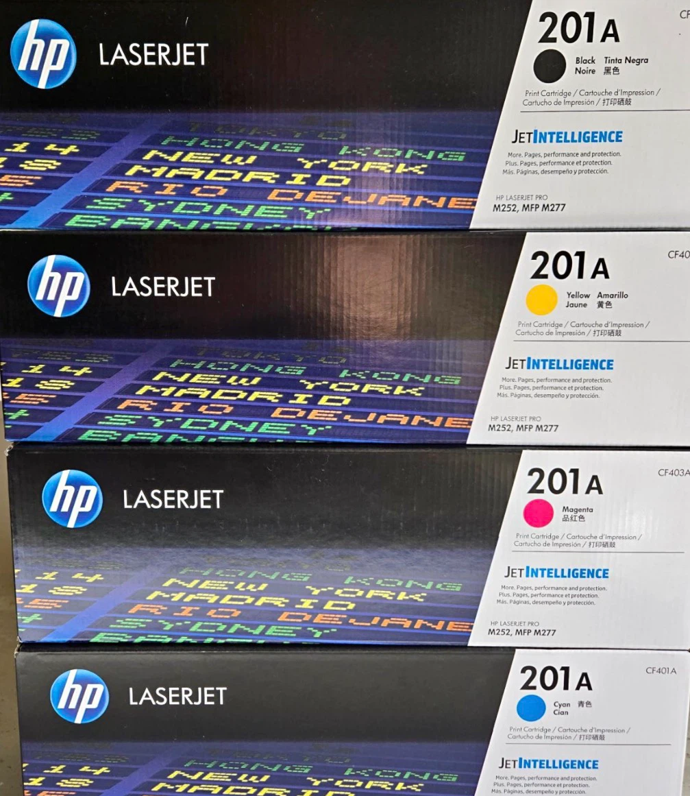 Toner HP 201A (CF400AQ1) 4 Cartridges - New in boxes
