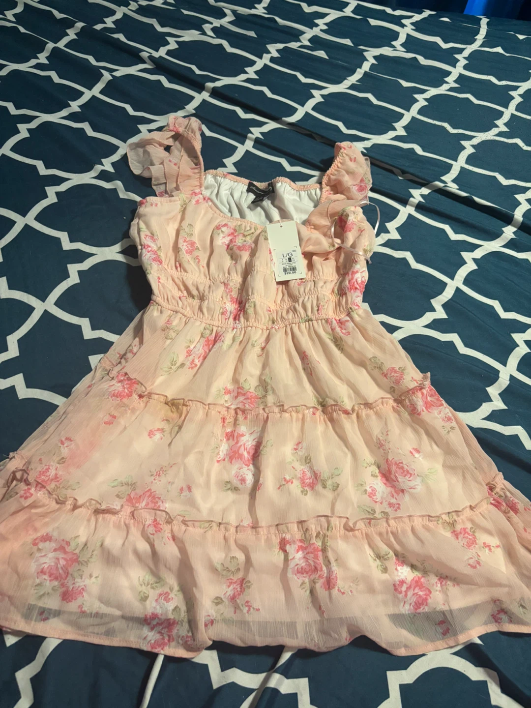 Floral Tiered Mini Dress