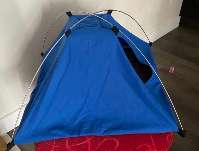 Blue Pet Tent with Brown Pad - photo 4