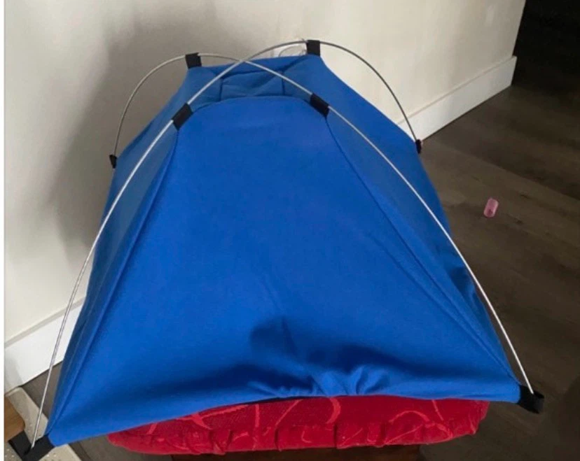 Blue Pet Tent with Brown Pad - photo 5