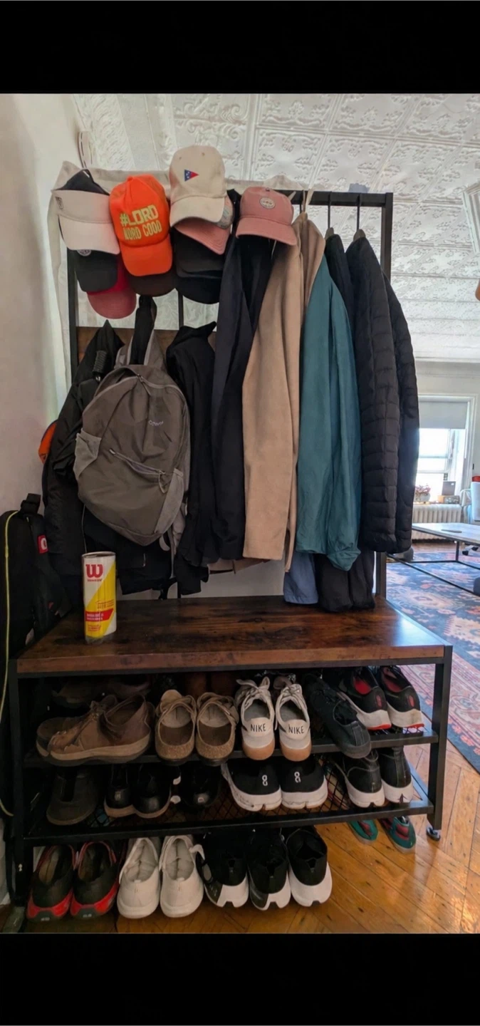 [MOVE-OUT SALE]Coat Rack with Shoe Storage