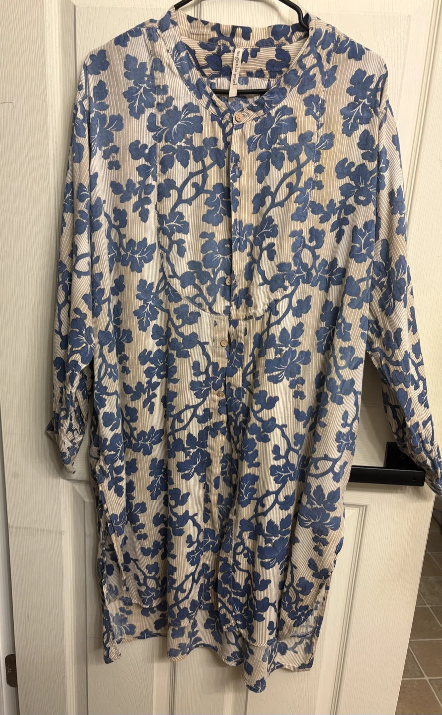 Rare Magnolia Pearl European Cotton Tunic Shirt