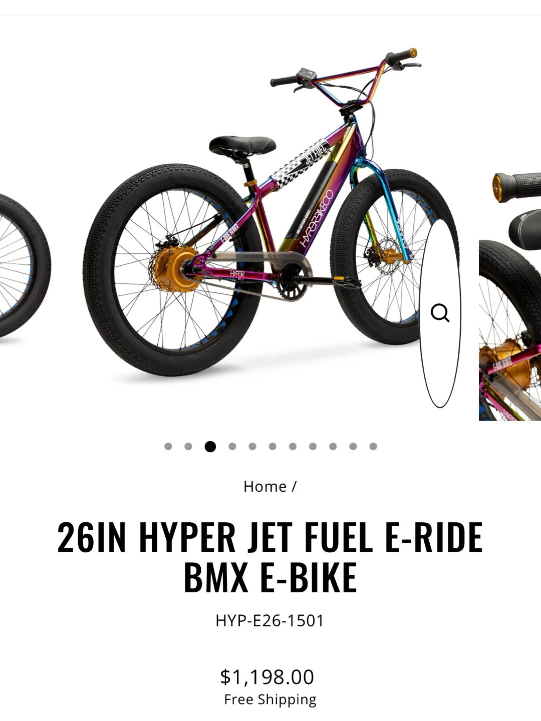 26IN Hyper Jet Fuel E-Ride BMX E-Bike - photo 2