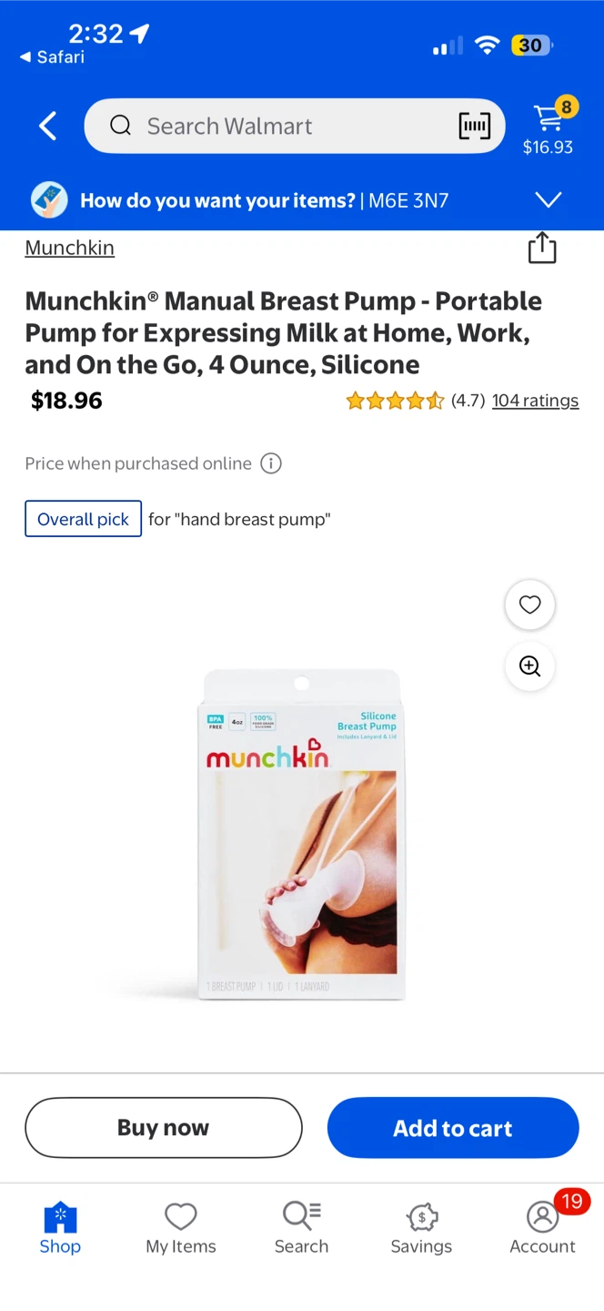 Munchkin Silicone Manual Breast Pump 4oz - photo 3