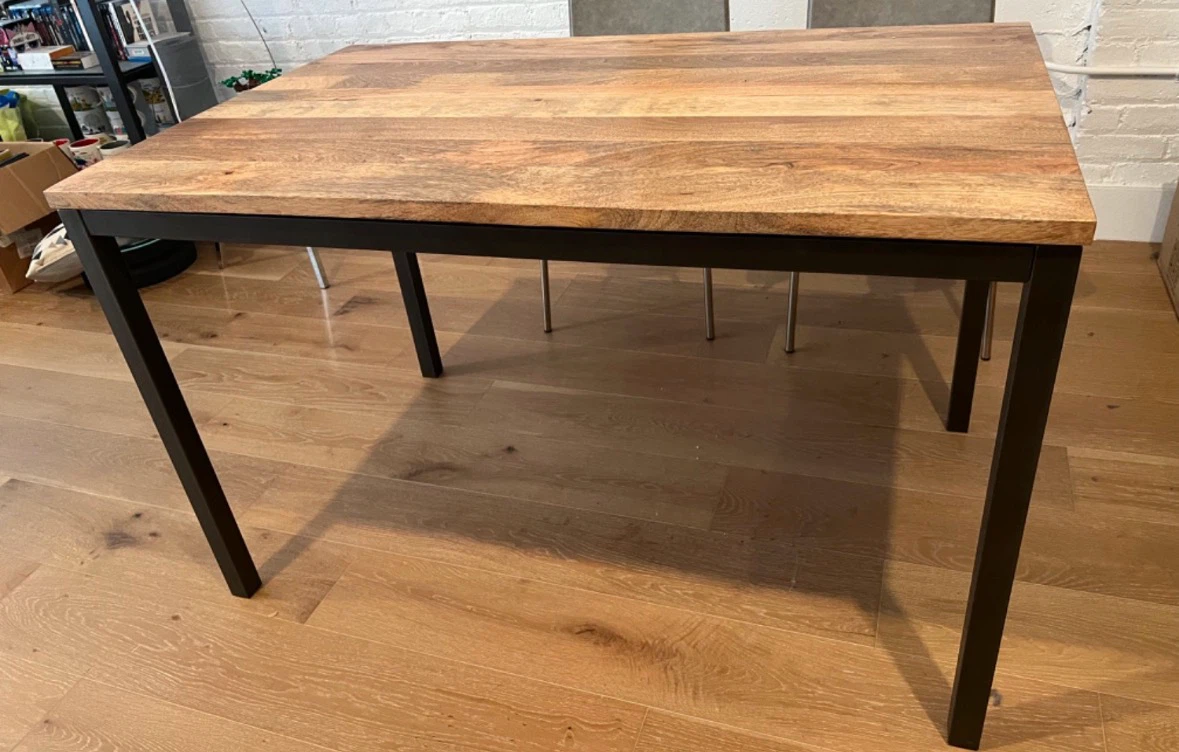 West Elm Box Frame Dining Table - photo 3