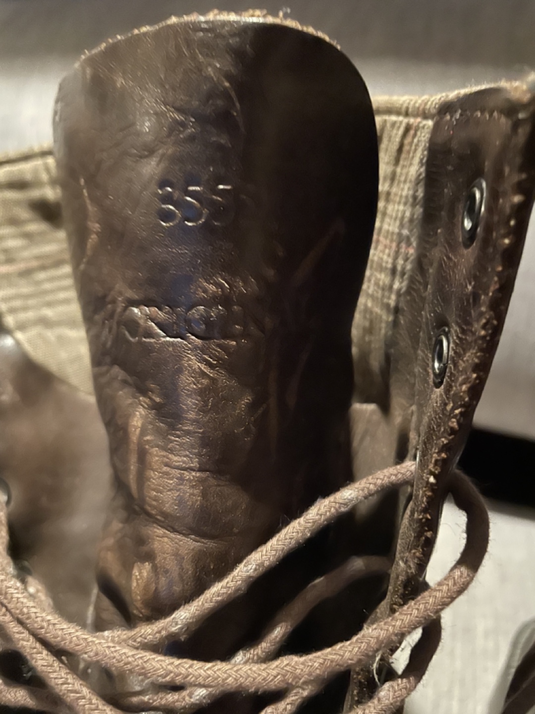 Kodiak Brown Leather Lace-Up Boots - photo 4