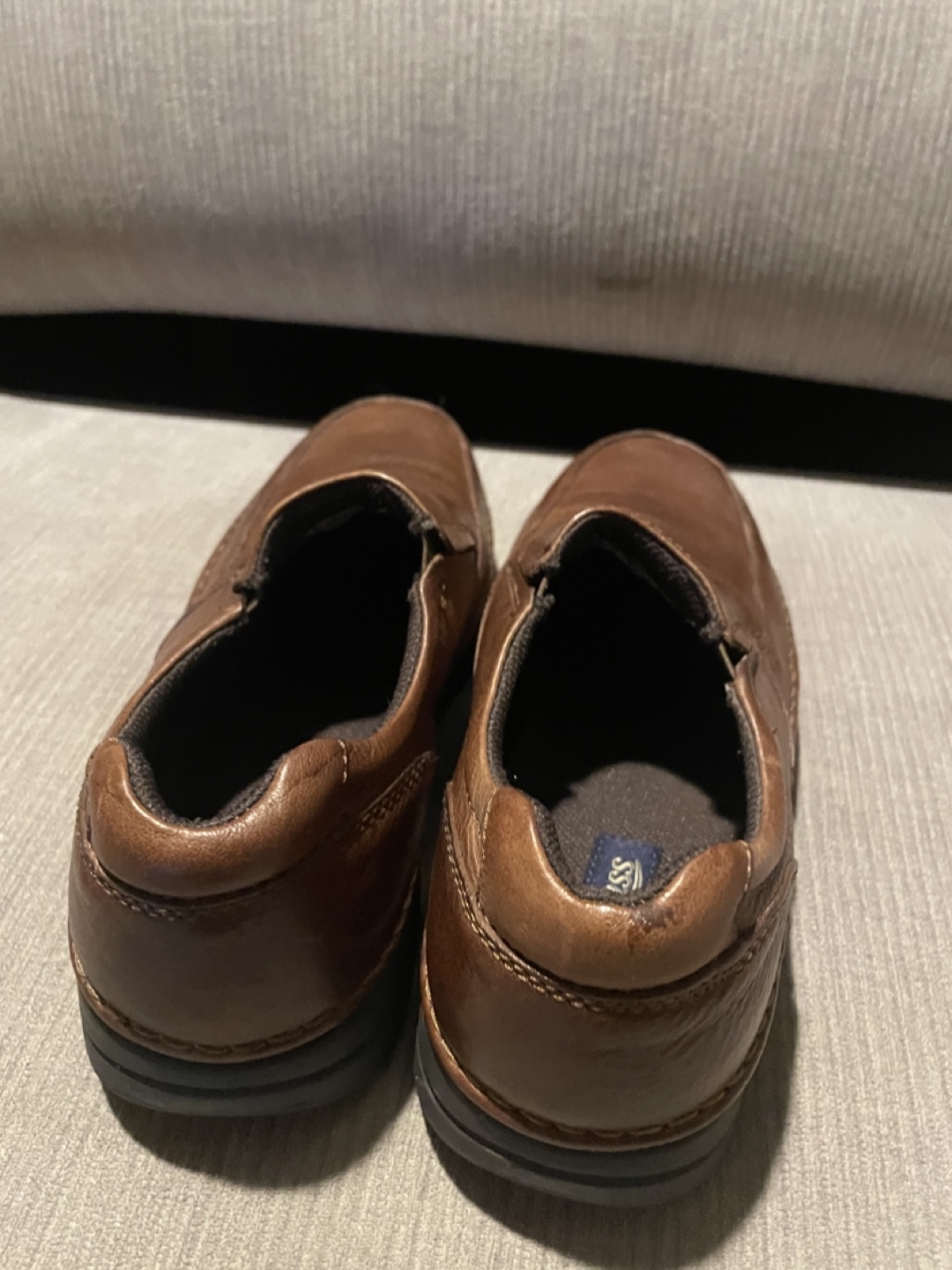 G.H. Bass Brown Leather Slip-On Loafers - photo 2