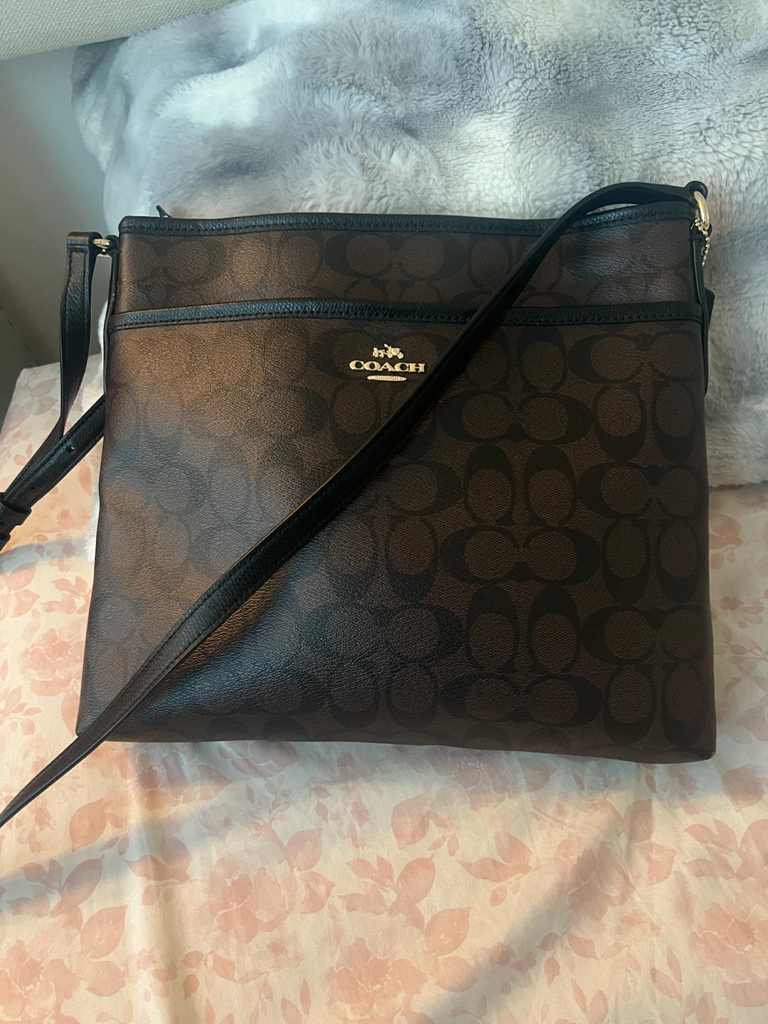 Coach Monogram crossbody bag