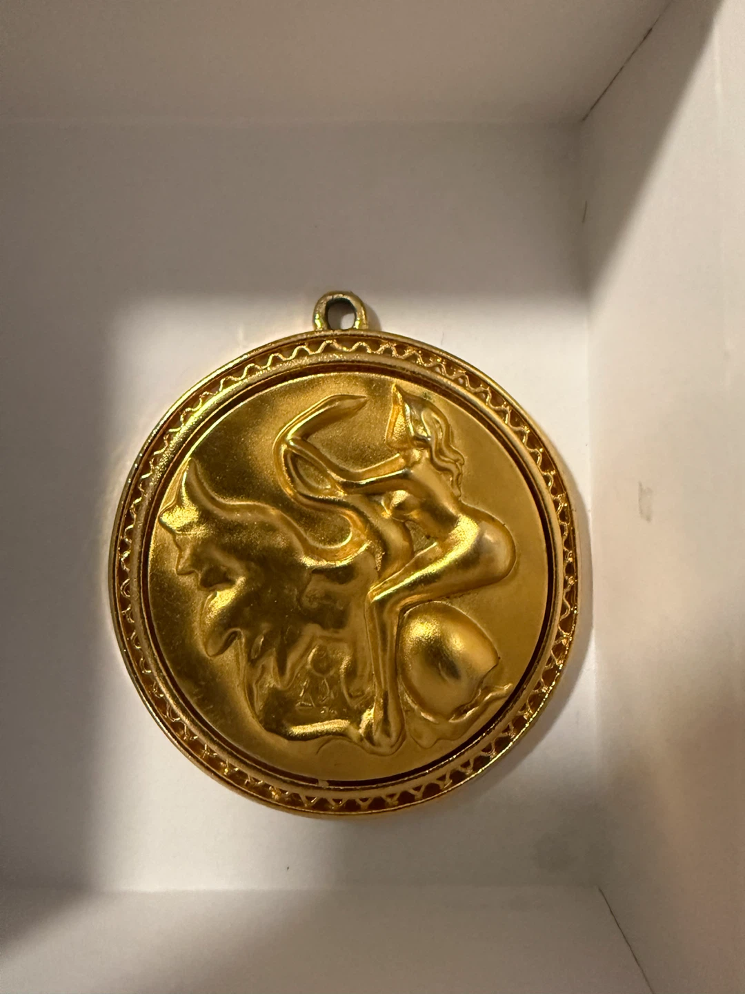 Salvador Dali Leda and the Swan Medallion