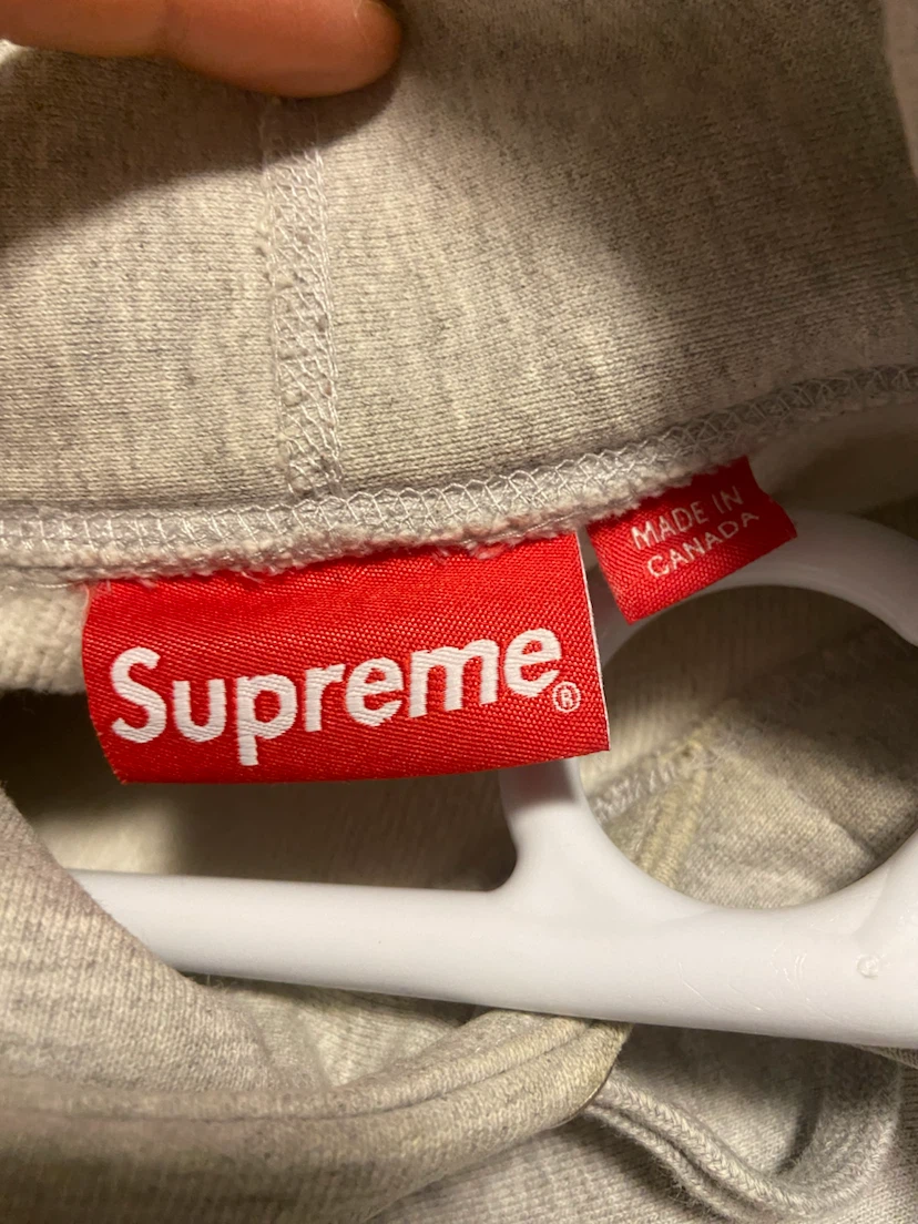 Supreme Bandana Box Logo Hoodie Grey Medium - photo 4