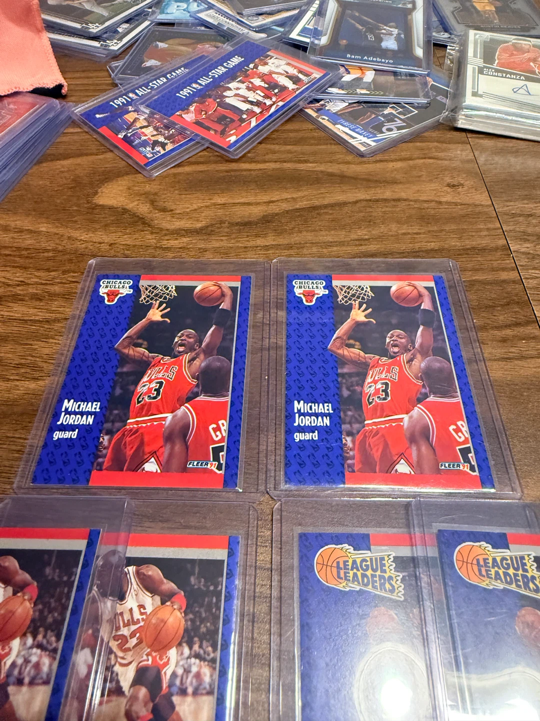 MICHAEL JORDAN Fleer 1991 CARDS!