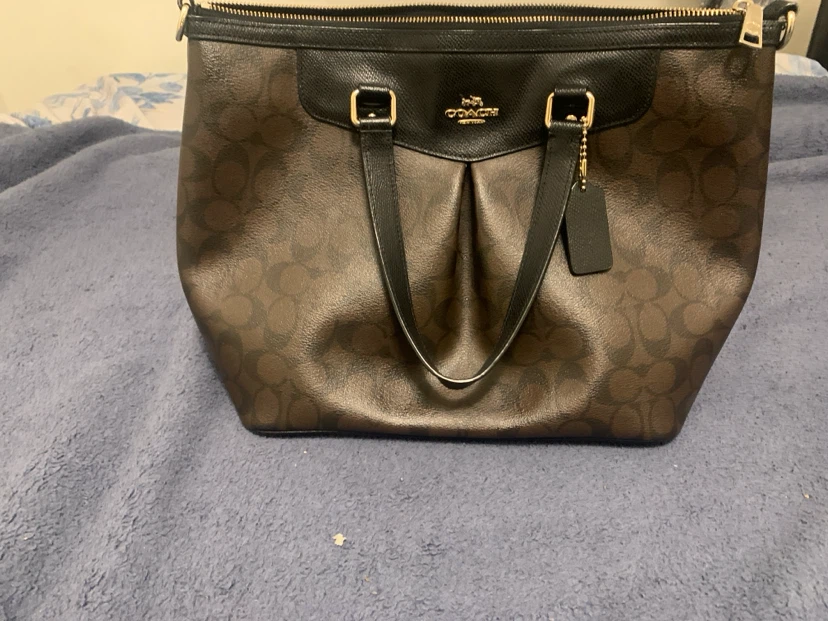 Coach Monogram Satchel Handbag - photo 3