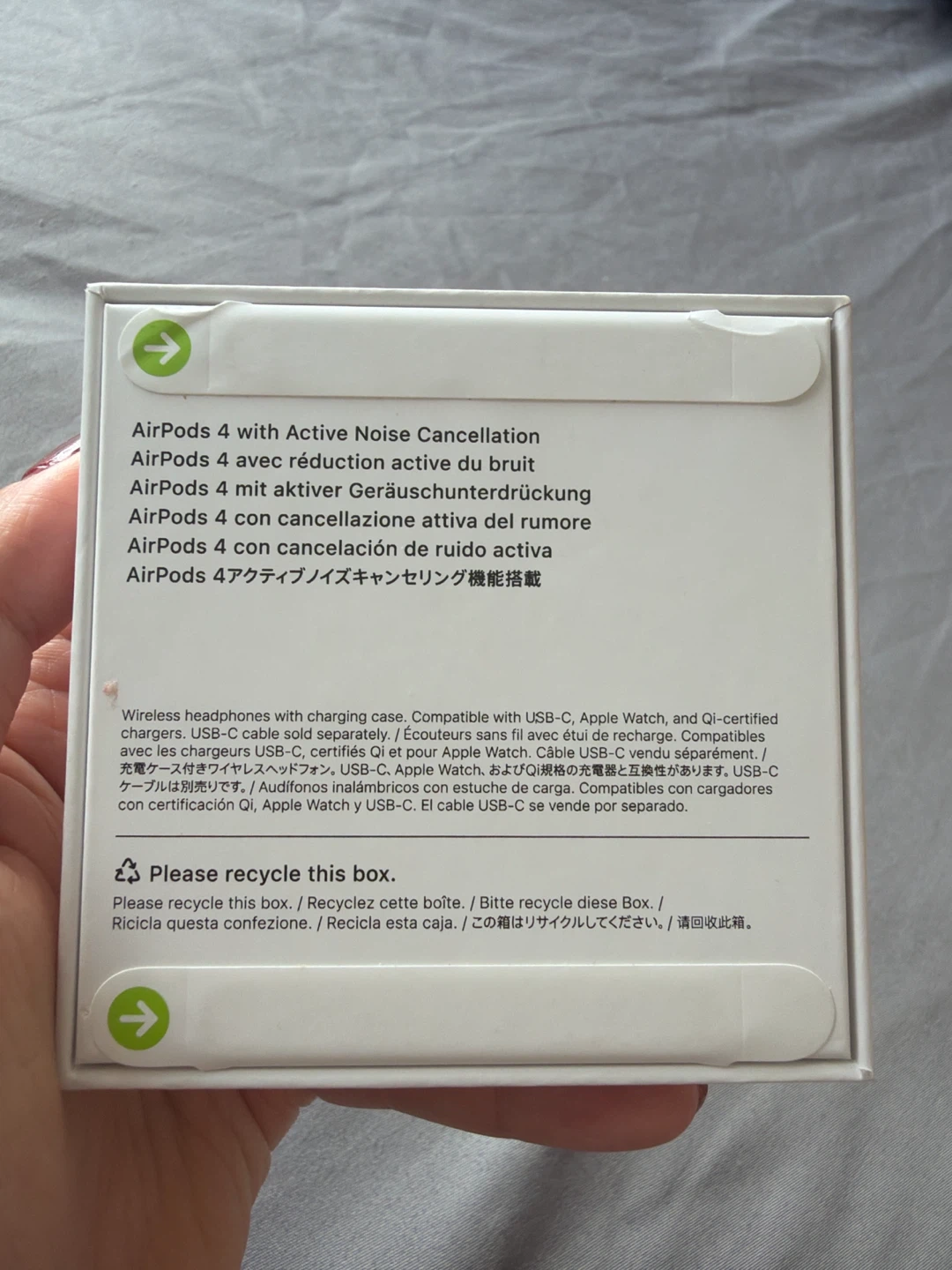 Sealed Apple AirPods 4 with Active Noise Cancellation - photo 2