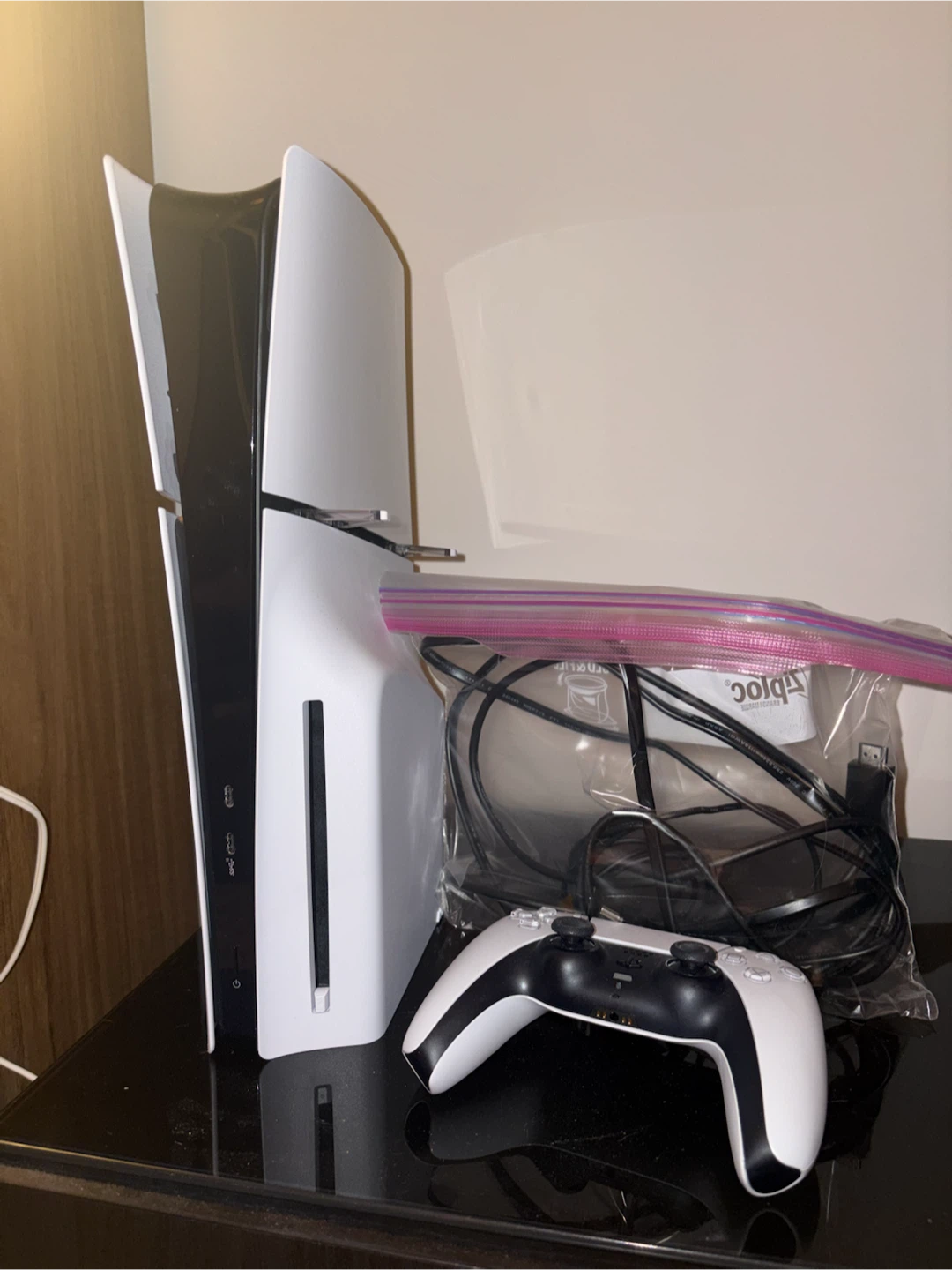 PlayStation 5 Console with Controller and cords