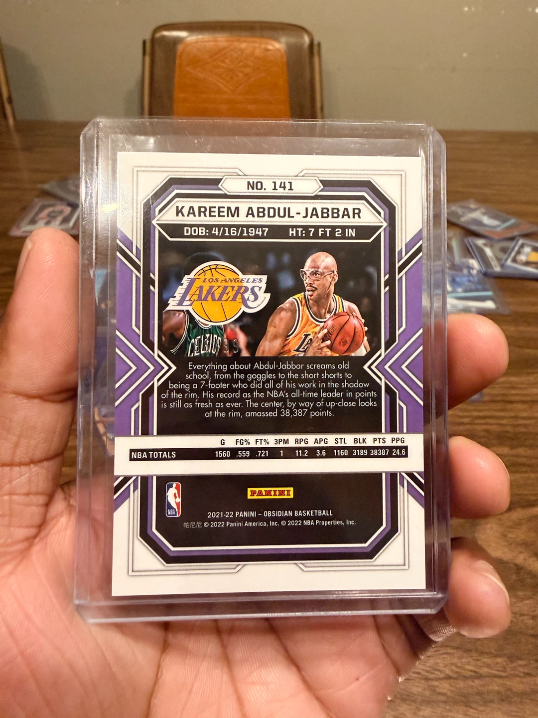 KAREEM ABDUL-JABBAR 96/99 CARD - photo 2