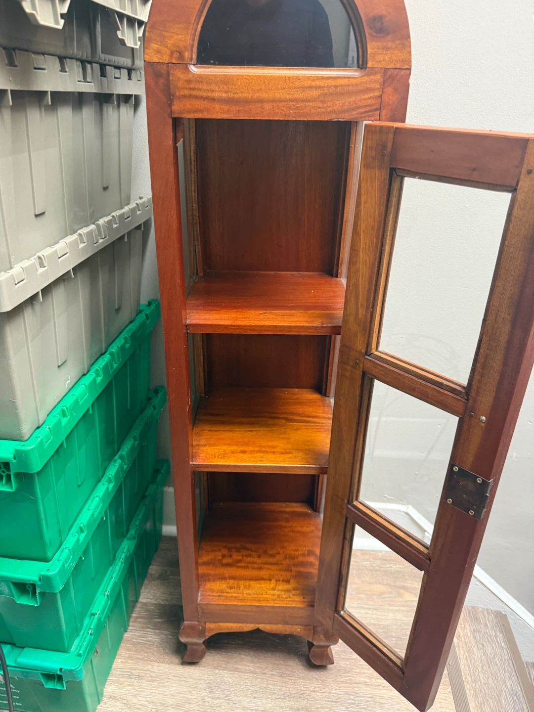 Wooden Display Cabinet with Glass Doors - photo 3