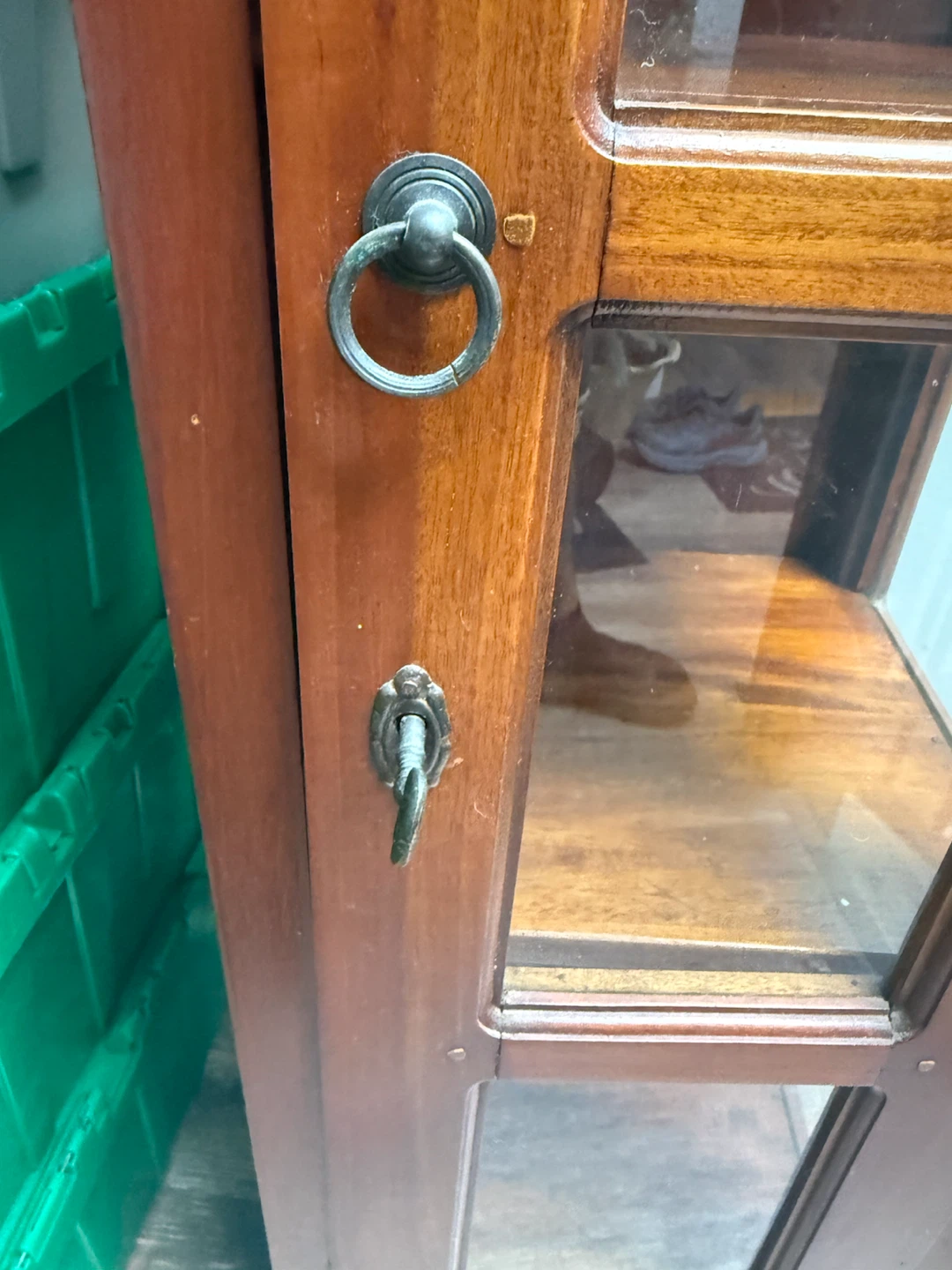 Wooden Display Cabinet with Glass Doors - photo 5
