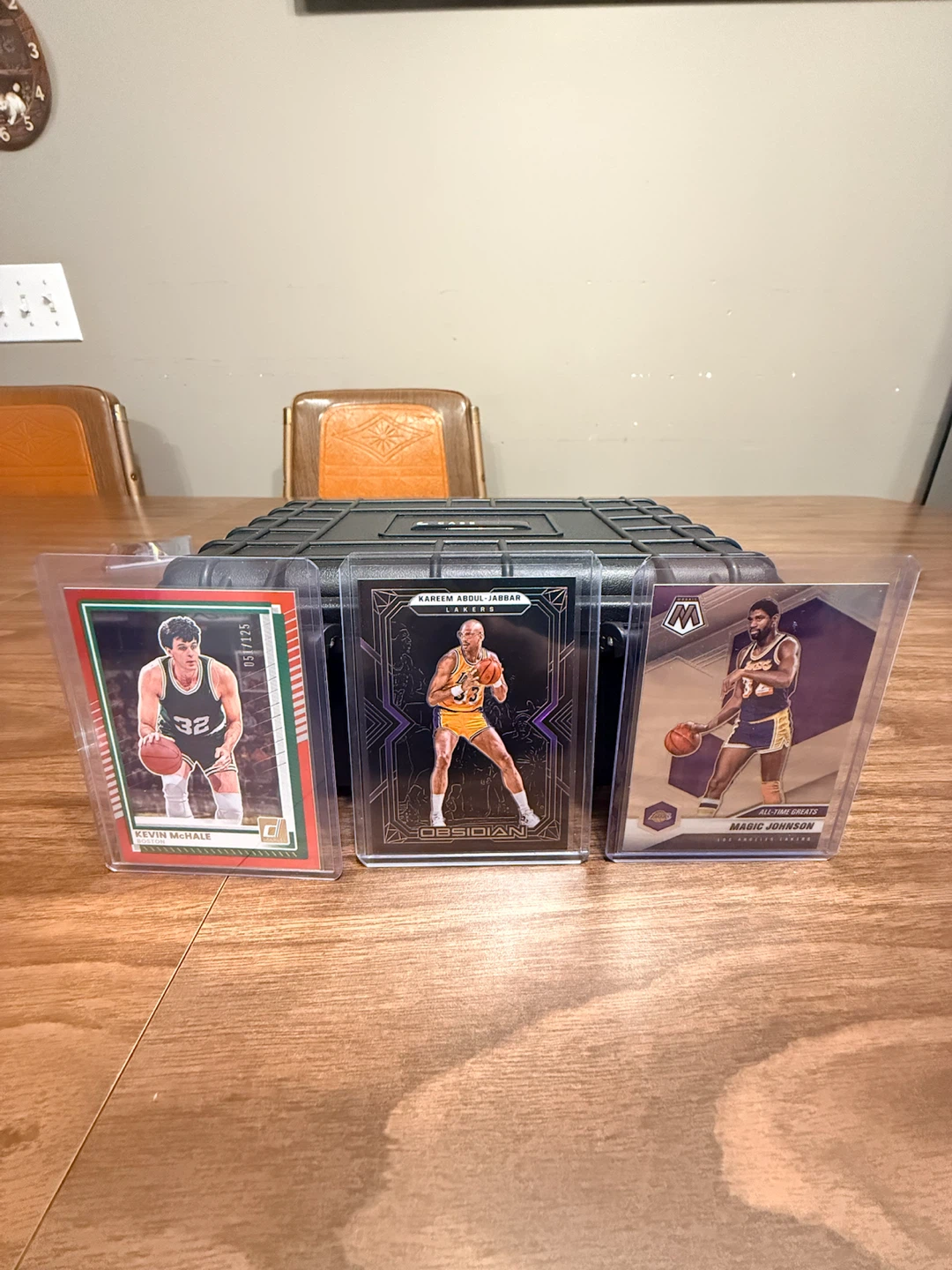 KEVIN McHALE, KAREEM ABDUL-JABBAR, MAHIC JOHNSON