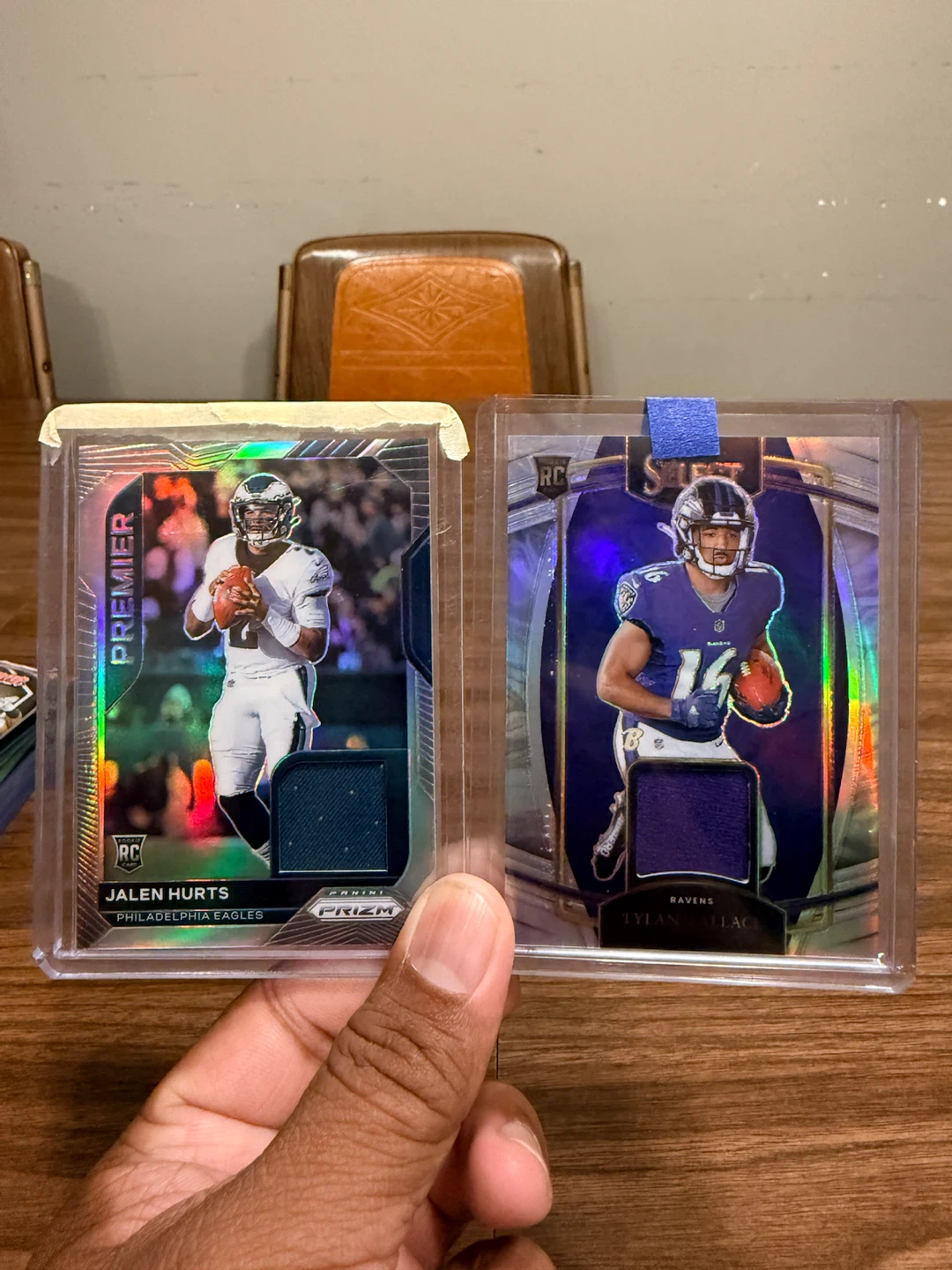 JALEN HIRTS & TYLAN WALLACE ROOKIE # CARDS MEMORABILIA