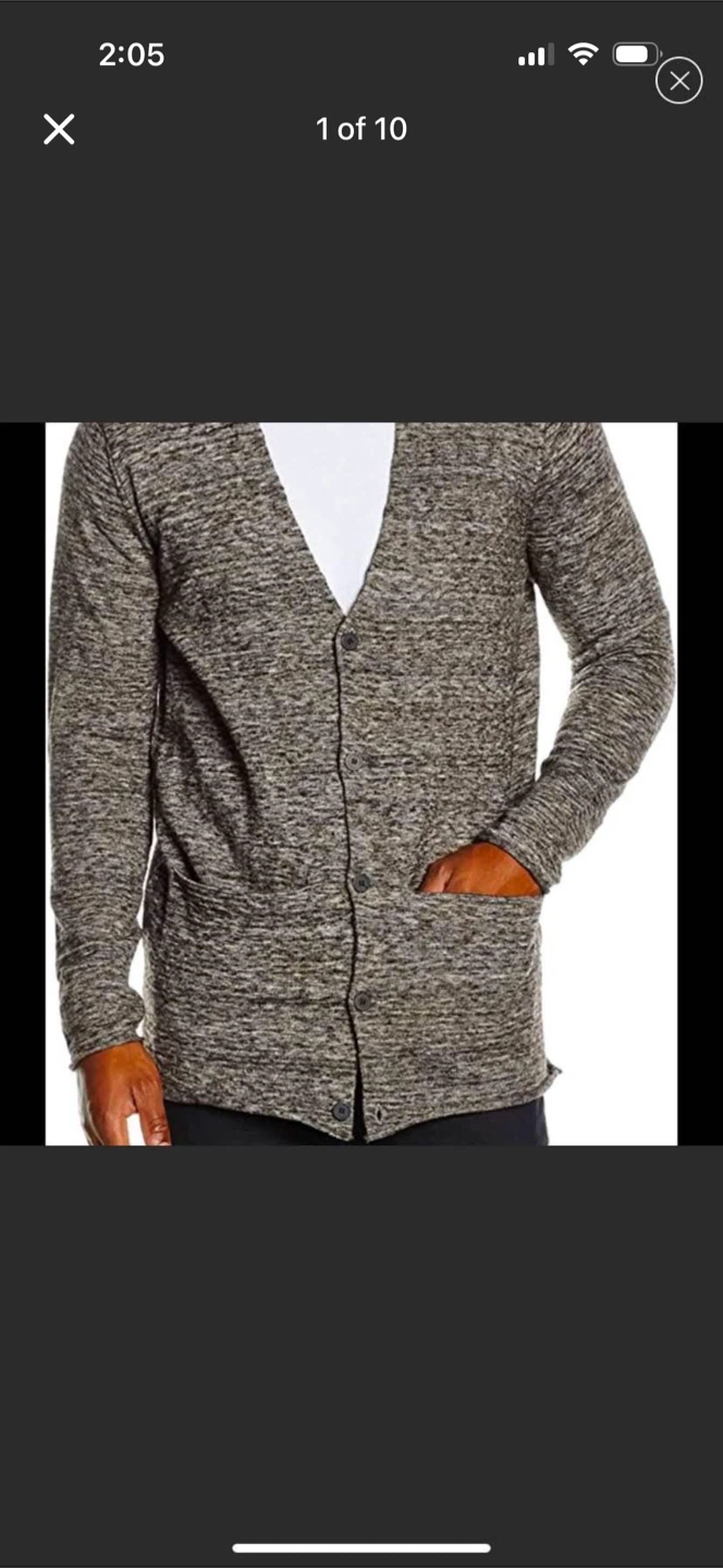 Antony Morato Men’s Wool-Blend Cardigan New