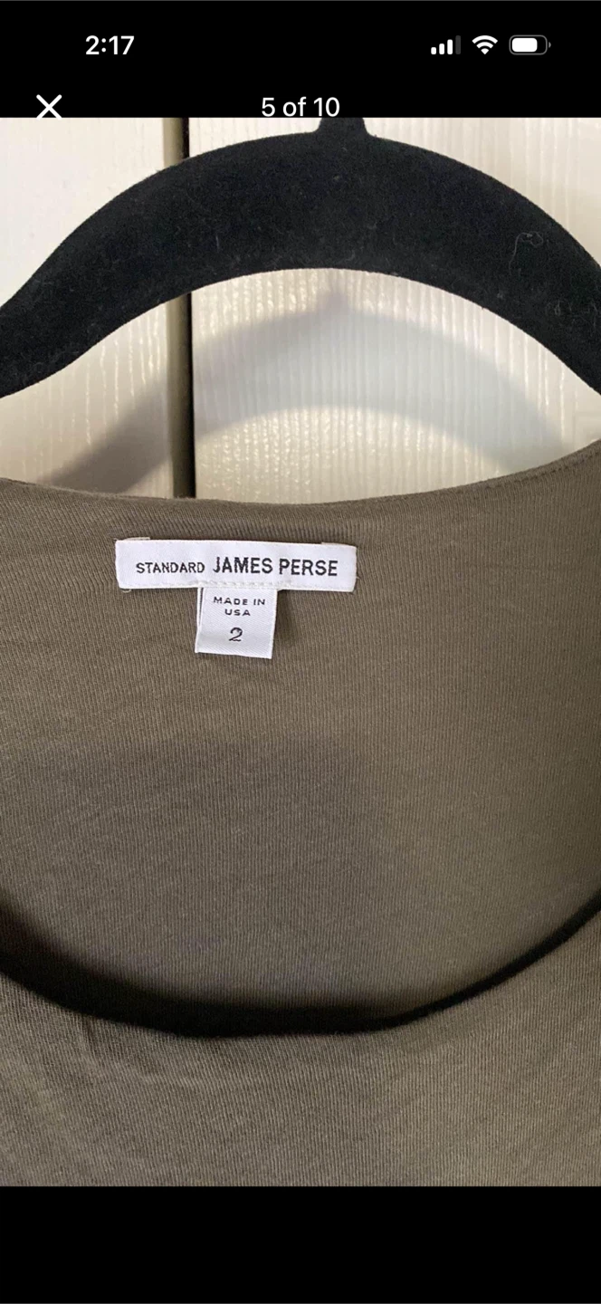 James Perse New Maxi Pencil Style Dress With Open Back Slit - photo 5