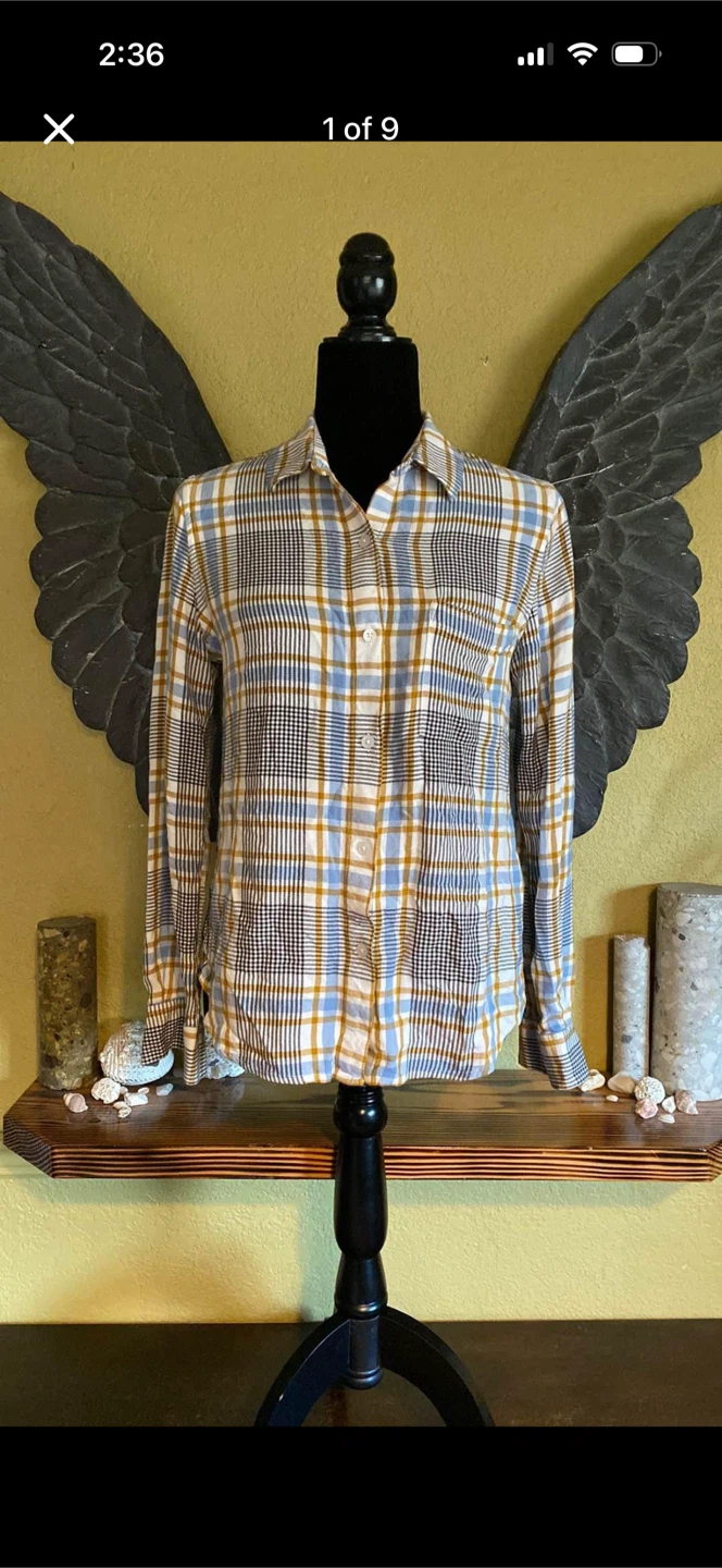 Icone Plaid Button Down Shirt