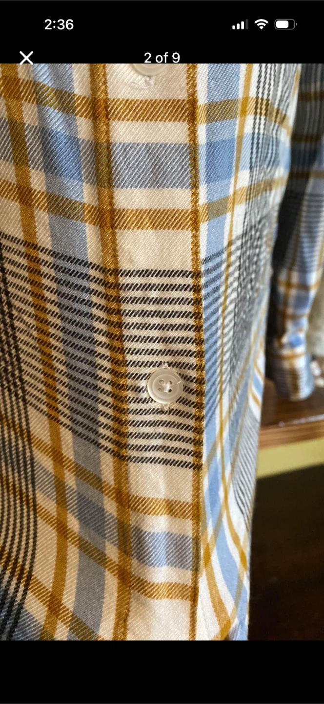 Icone Plaid Button Down Shirt - photo 2