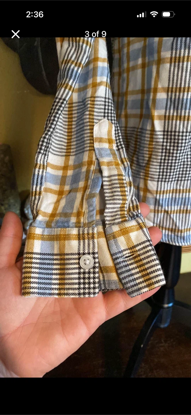 Icone Plaid Button Down Shirt - photo 3