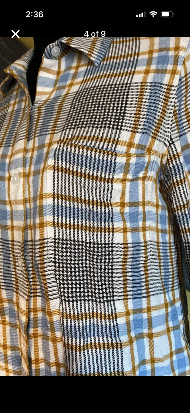 Icone Plaid Button Down Shirt - photo 4