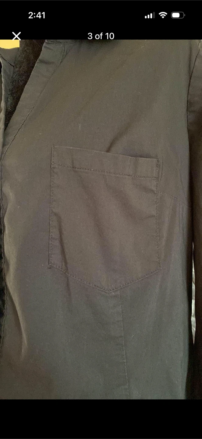 Le Chateau Button Up Dress Shirt Top - photo 4