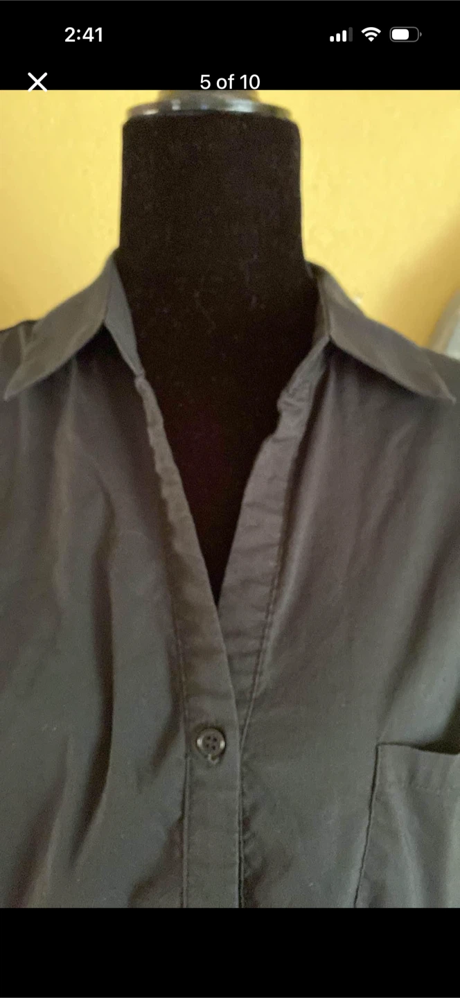 Le Chateau Button Up Dress Shirt Top - photo 5