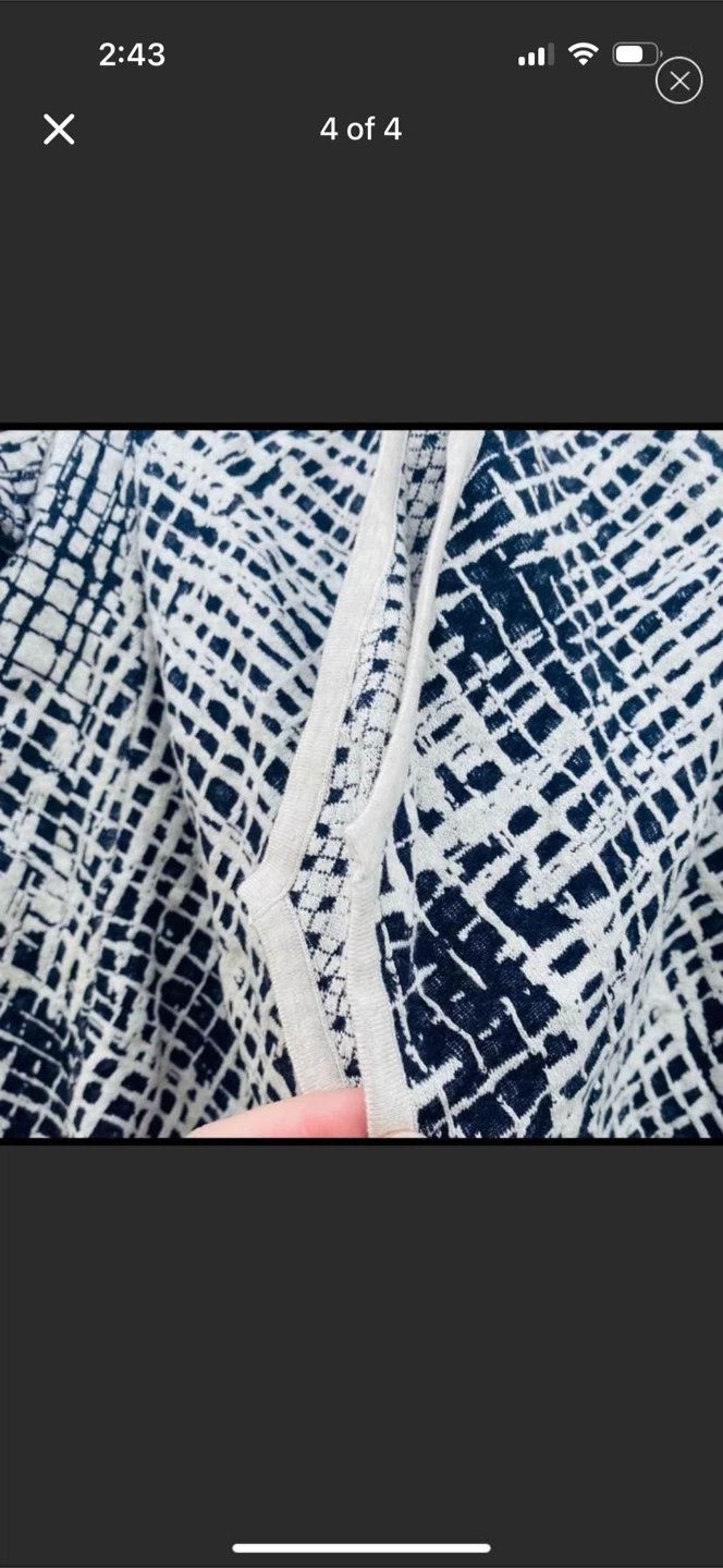Nic+Zoe Geometric Print Cardigan Petite New - photo 4
