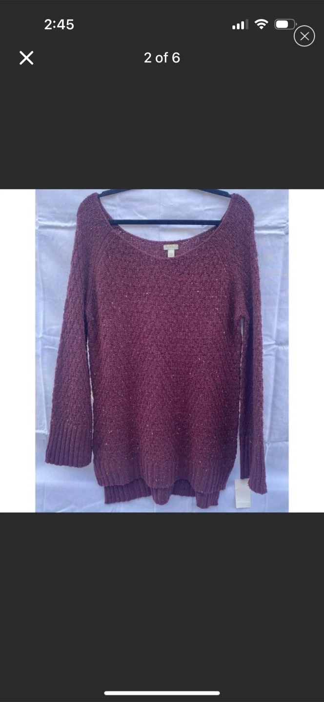 Hinge Marilyn Off The Shoulder Sweater New - photo 2