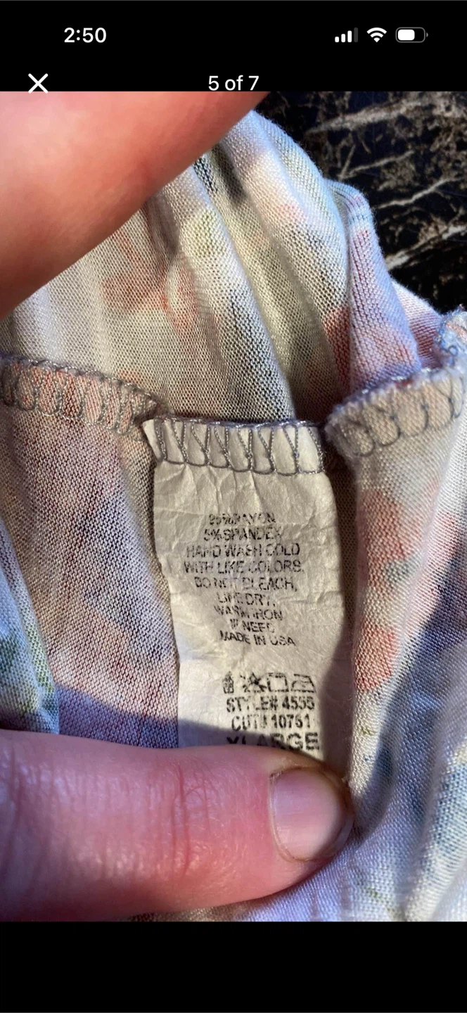 First Look Floral Baseball Tee Shirt Top - photo 5