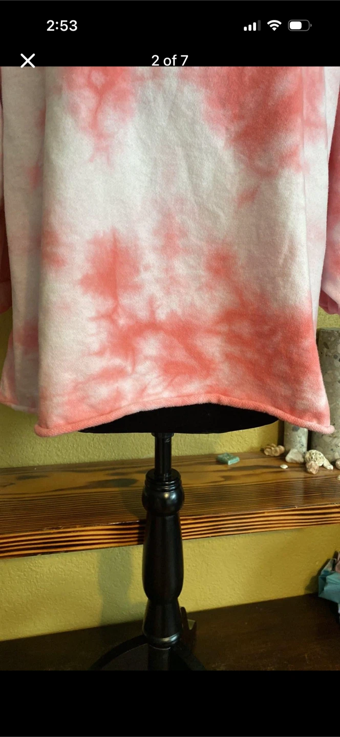 Gap Oversized Tie Dye Crew Crop Sweater - photo 2