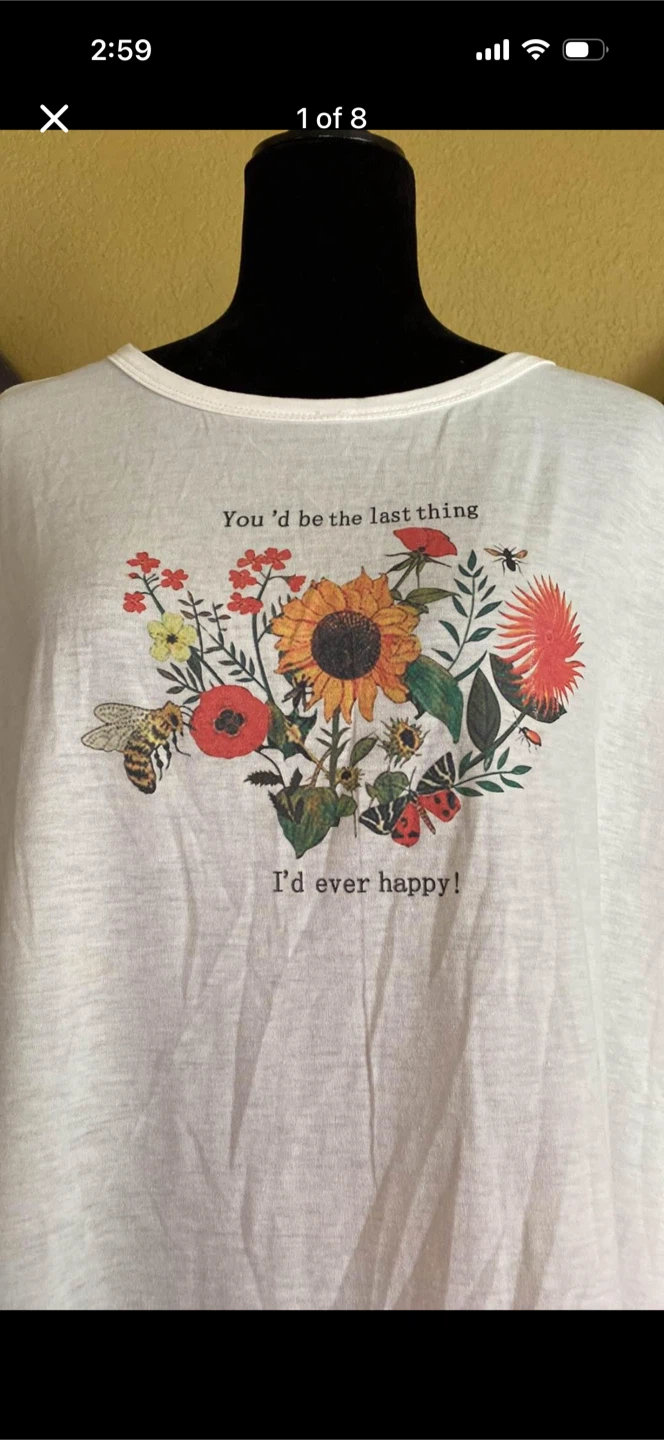 Shein New 4XL Tee Shirt - photo 2