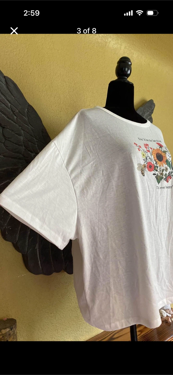 Shein New 4XL Tee Shirt - photo 3