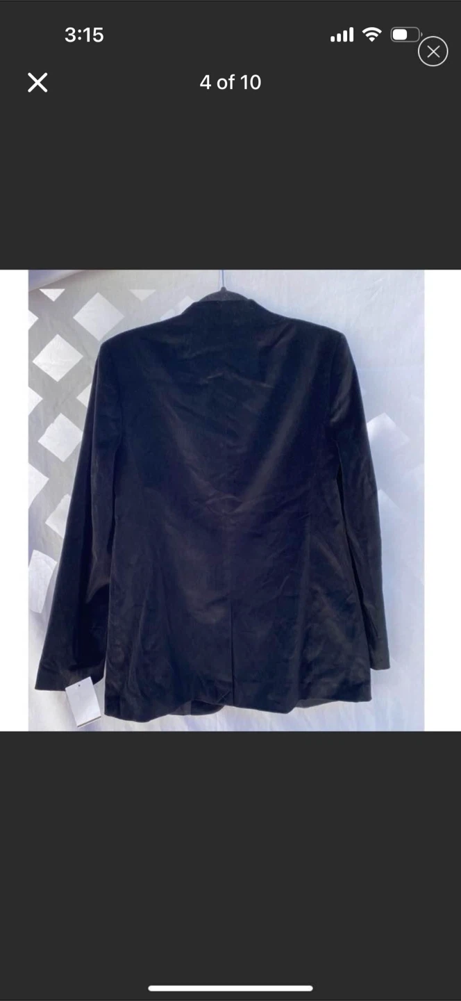 Madewell Black Velvet Suit Blazer - photo 5