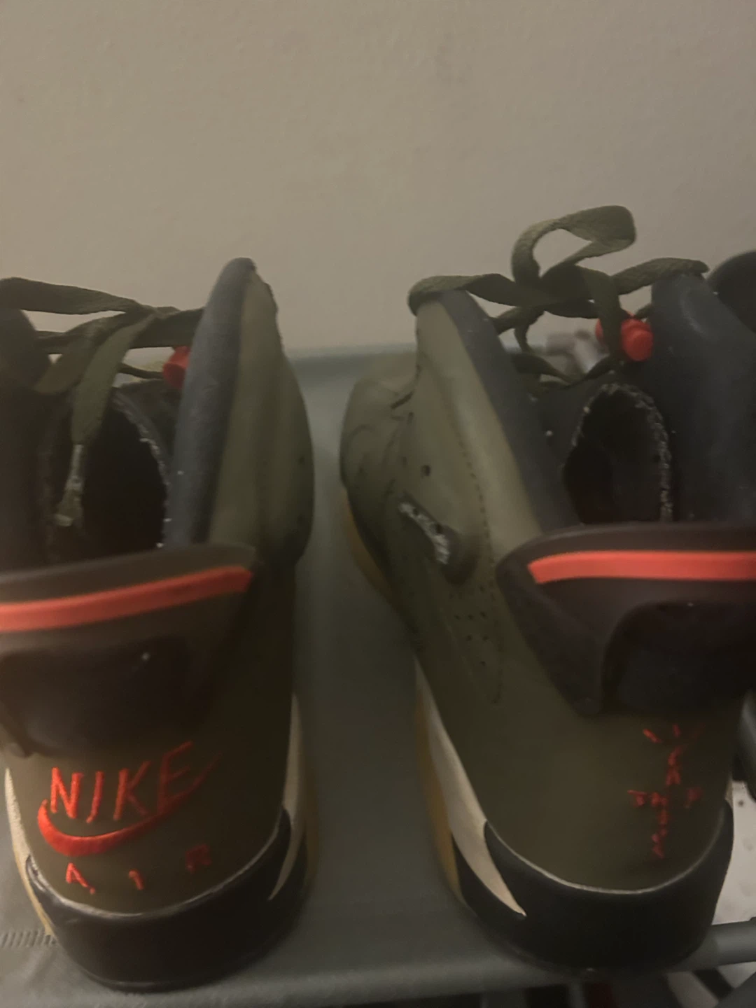 Nike Air Jordan 6 Travis Scott Olive - photo 3