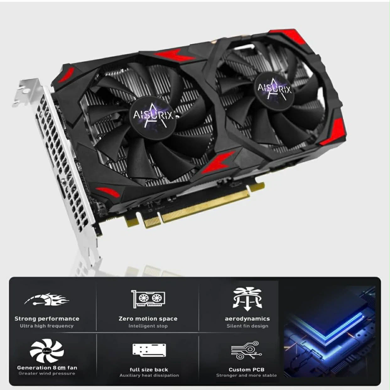 RX 580 8GB Gaming Graphics Card | GPU | GDDR5 | 256-Bit - photo 2