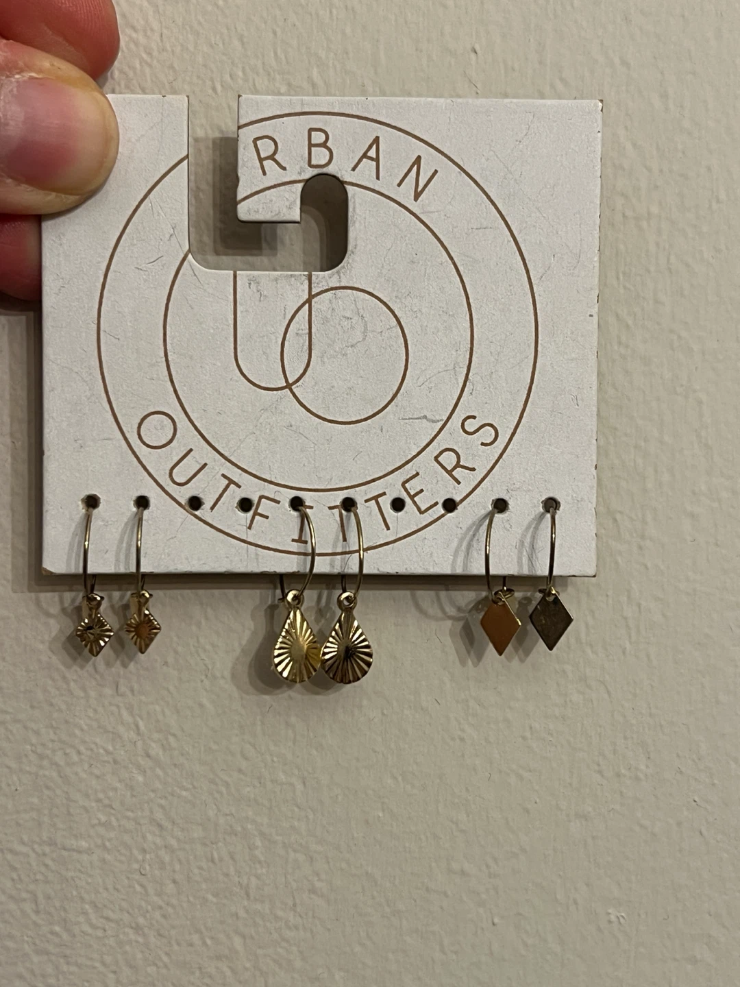 Urban Outfitters 3-Pair Hoop Earring Set