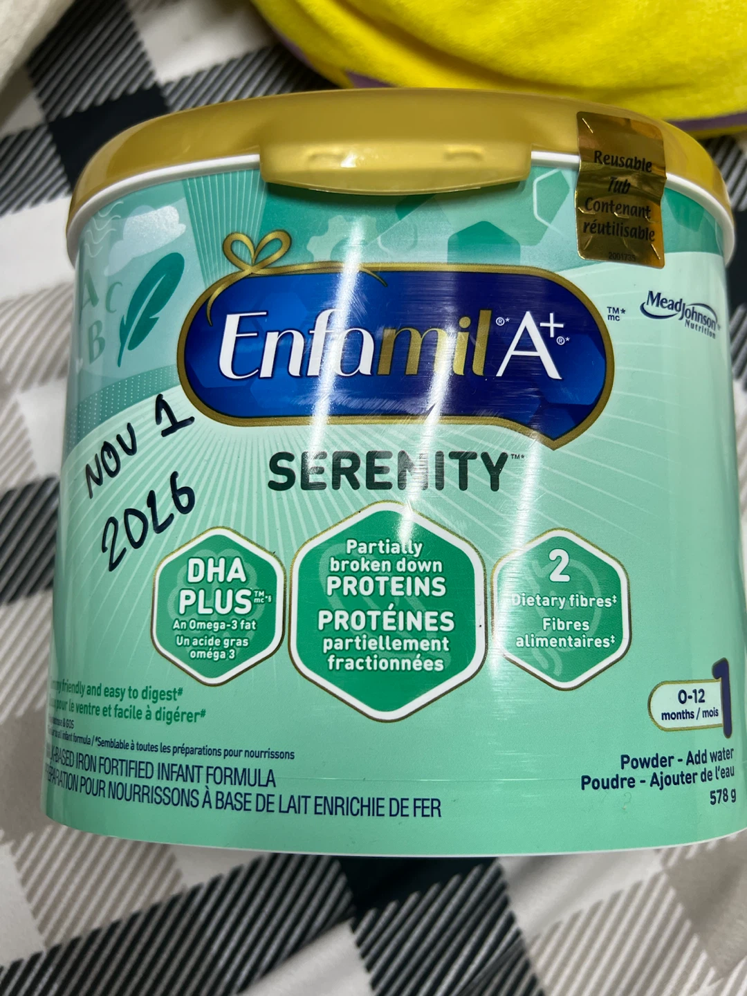 Enfamil A+ Serenity Powdered Infant Formula 578g