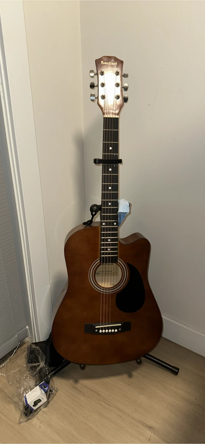 Rosefinch Acoustic Guitar with Accessories