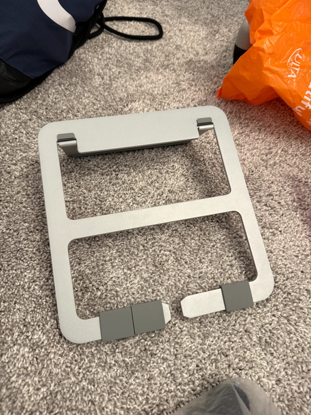 Silver Laptop Stand