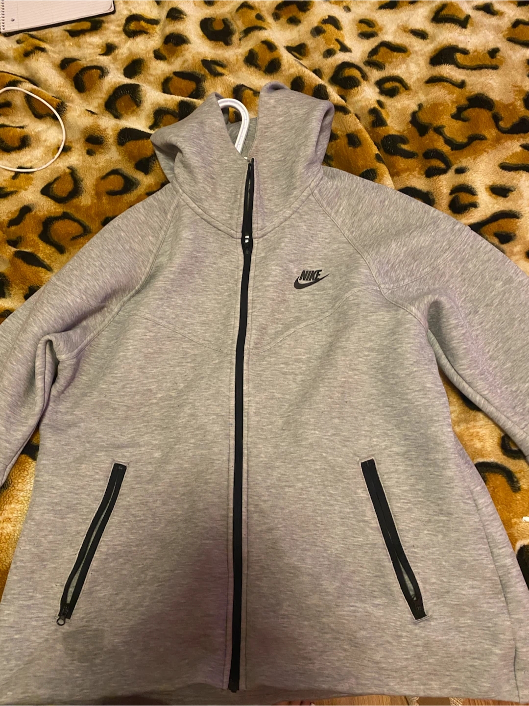 Nike Grey Tech Fleece Hoodie