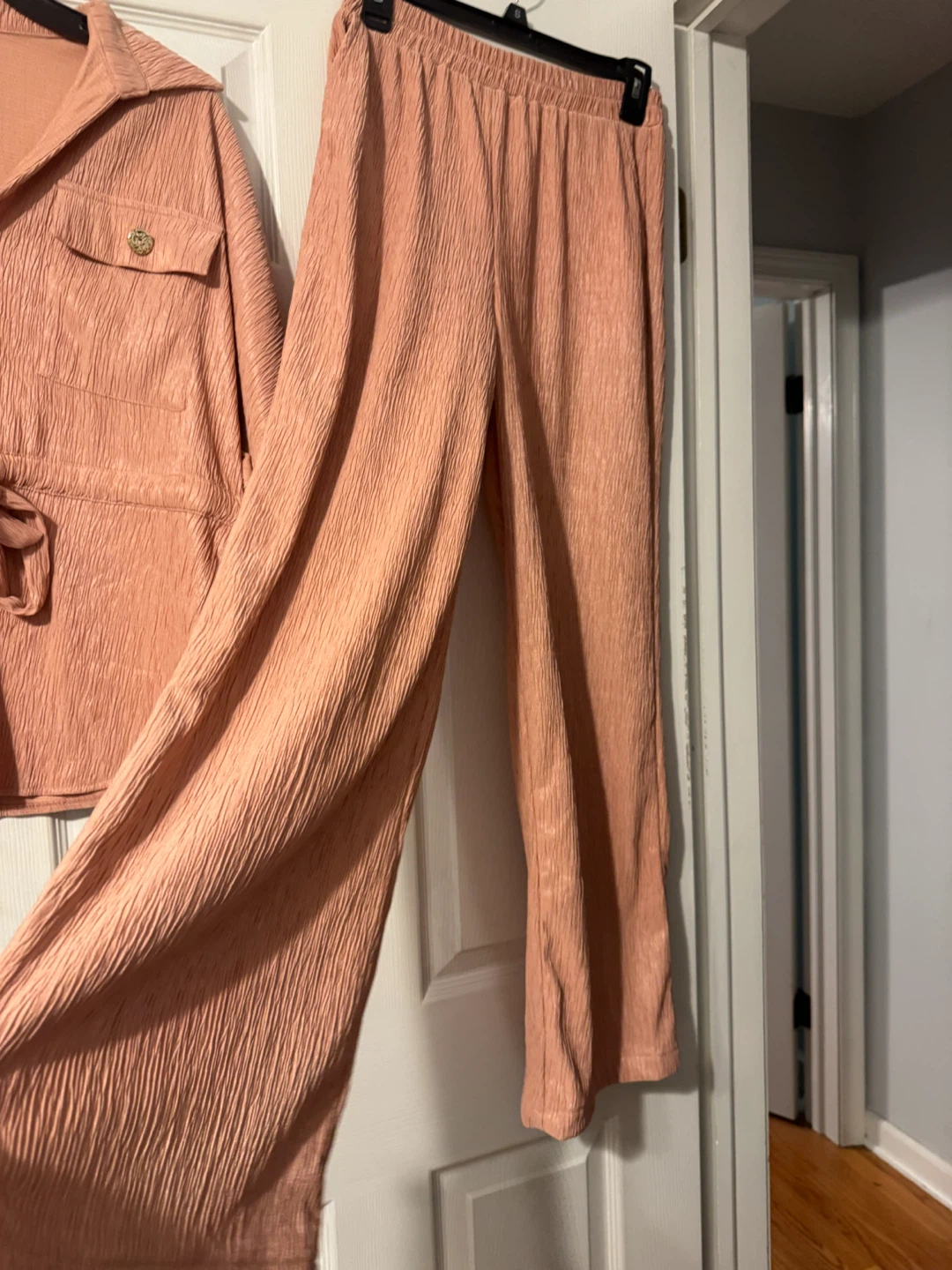 Chicme Pink Textured Lounge Set - Size S - photo 3