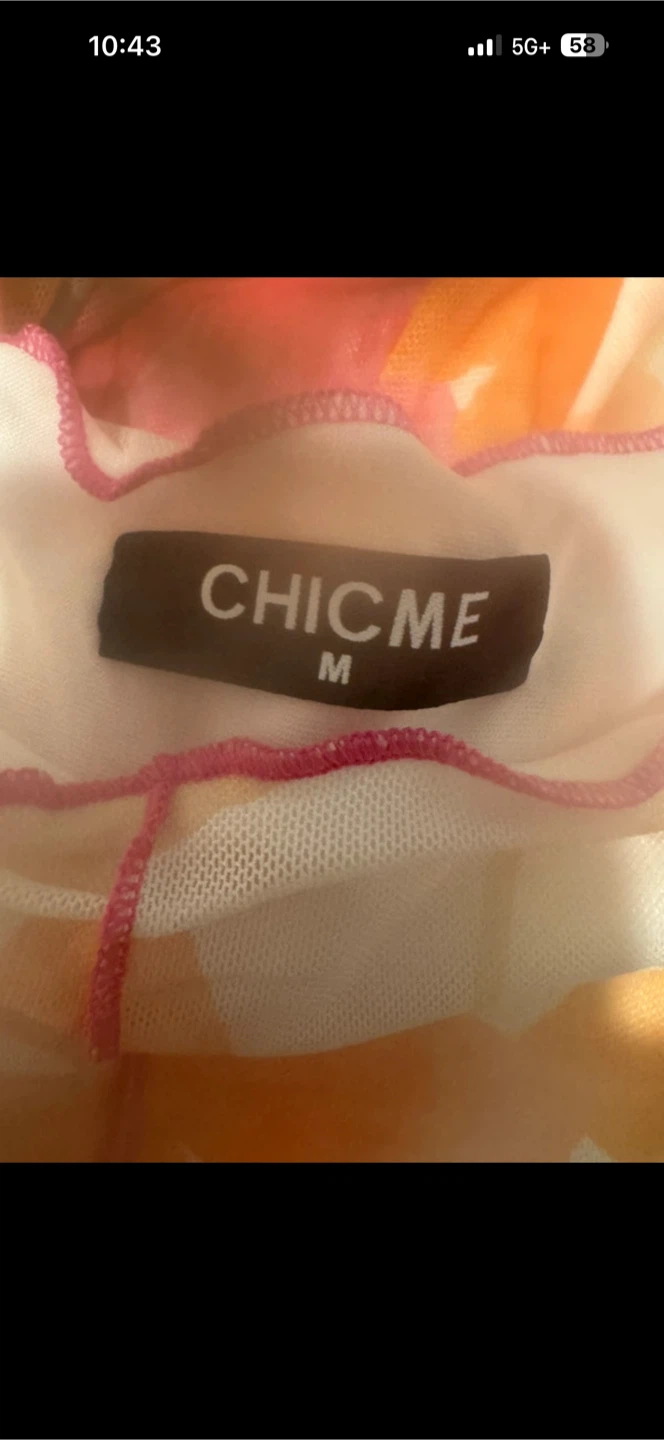 CHICME Floral Print Mesh Set - Size M - photo 3