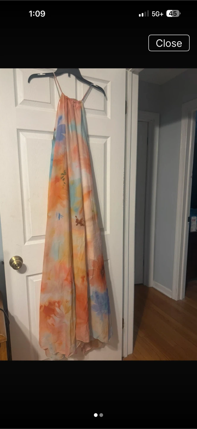 CHICME Halter Maxi Dress M