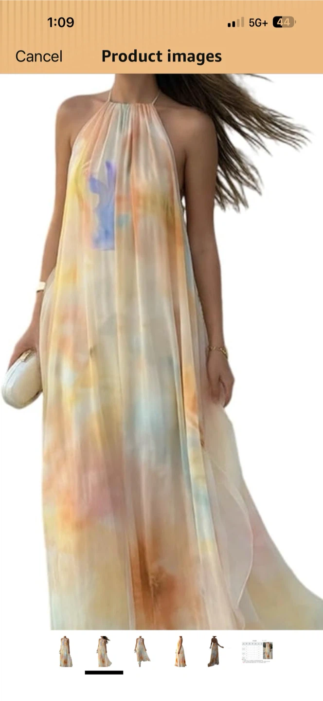 CHICME Halter Maxi Dress M - photo 2